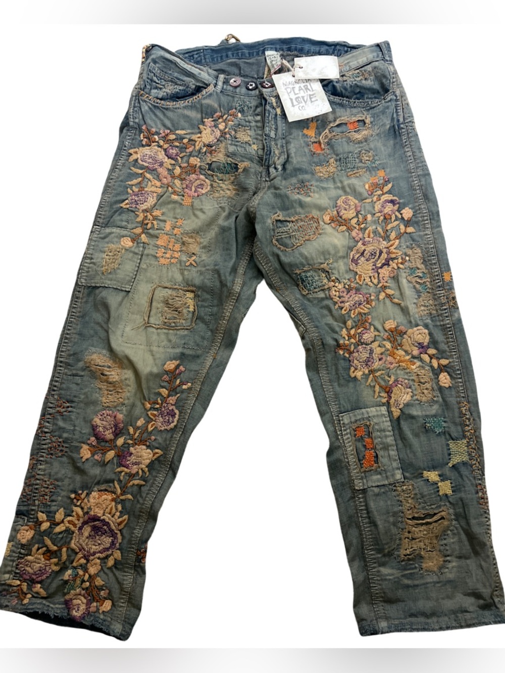 NWT magnolia Pearl Rosarian Miner denim jeans